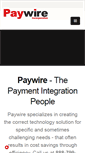 Mobile Screenshot of paywire.com