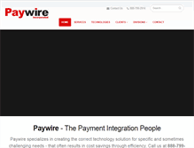 Tablet Screenshot of paywire.com